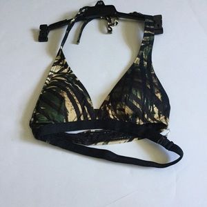 CARMEN MARC VALVO Halter Bralette Bikini Top